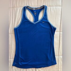 Nike Miller Dry Fit Women's Vibrant Blue Tank Top